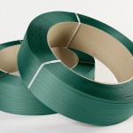 Umreifungsband Grün nach Kundenvorgabe eingefärbt (nach Postproduktion)